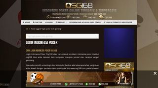 
                            6. login poker indo genting - poker online