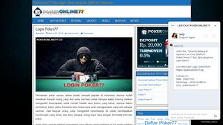 
                            2. Login Poker77 - Poker Online | PokerOnline77