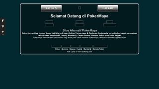 
                            2. Login PokerMaya, Poker Maya, Link Alternatif www.PokerMaya.com