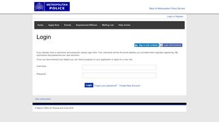 
                            13. Login - Police Careers (MET)