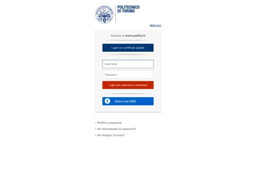 
                            1. Login - Politecnico di Torino