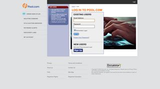 
                            1. Login - Pool.com