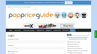 
                            10. Login - Pop Price Guide