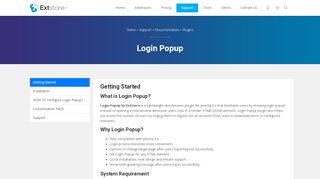 
                            2. Login Popup - ExtStore | Joomla Extensions