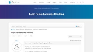 
                            4. Login Popup language handling - ExtStore Forum - ExtStore | Joomla ...