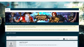 
                            5. Login Port closed - Reality Squared Games Forum