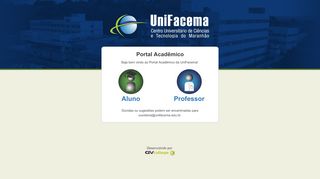 
                            8. Login - Portal Acadêmico - Facema