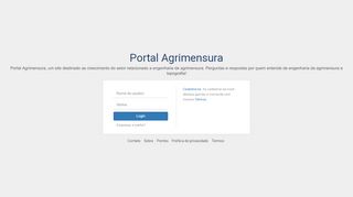 
                            11. Login | Portal Agrimensura