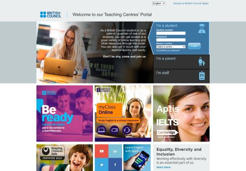 
                            1. Login portal - aller au imparfait - British Council