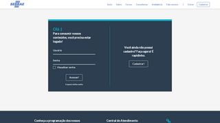 
                            5. login | Portal de Atendimento SEBRAE - Sebrae/SC