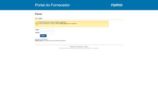 
                            3. Login - Portal de Fornecedores