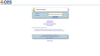 
                            8. Login - Portal de Servicios - Ces