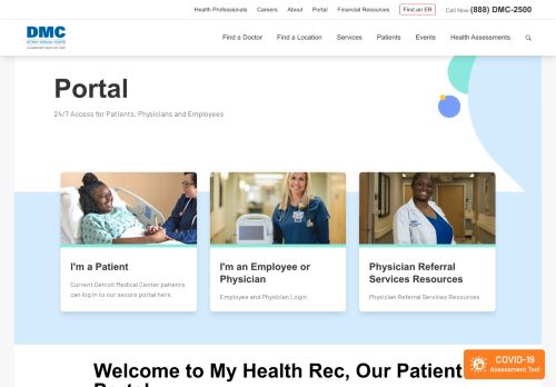 
                            5. Login Portal - Detroit Medical Center - DMC