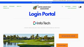 
                            8. Login Portal — Gator Junior Golf Association