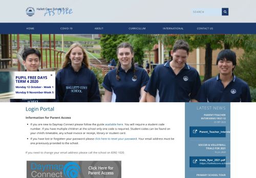 
                            10. Login Portal - Hallett Cove R-12 School