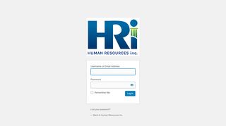
                            4. Login Portal - Human Resources inc. - HRi Online