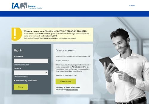 
                            11. Login Portal - Investia Client Login