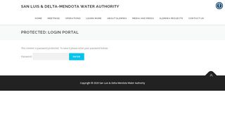 
                            9. Login Portal - San Luis & Delta-Mendota Water Authority