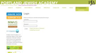 
                            6. Login - Portland Jewish Academy