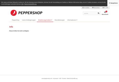
                            7. Login Post Connector - Anbindungen - PepperShop Webshop, die ...