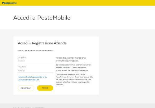 
                            3. Login - PosteMobile