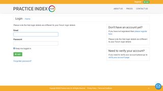 
                            10. Login - Practice Index eLearning HUB