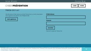 
                            7. Login - Präventions-Kurse @ CyberFitness.tv