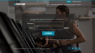 
                            9. Login - Precor Connect