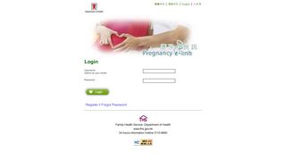 
                            10. Login - Pregnancy e-link
