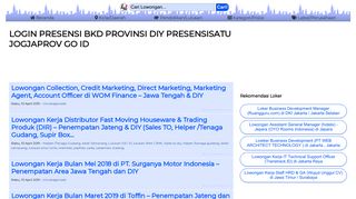 
                            5. LOGIN PRESENSI BKD PROVINSI DIY PRESENSISATU ...