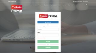 
                            4. :: LOGIN PRIME CLIENTE - prime ingressos