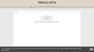 
                            11. LOGIN | Primus-Optik