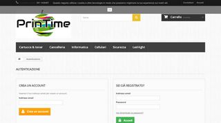 
                            7. Login - Printimecartucce