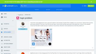 
                            8. login problem - AppBucks | Android Forums
