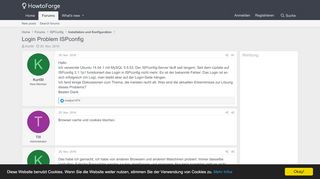 
                            5. Login Problem ISPconfig | Howtoforge - Linux Howtos und Tutorials