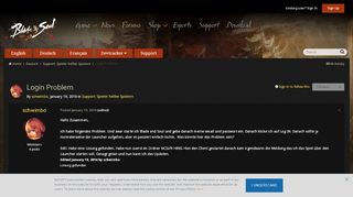 
                            1. Login Problem - Support: Spieler helfen Spielern - Blade & Soul Forums