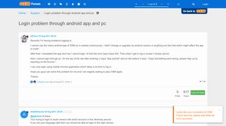 
                            1. Login problem through android app and pc | OSM Forum