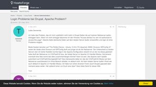 
                            4. Login Probleme bei Drupal, Apache Problem? | Howtoforge - Linux ...