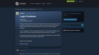 
                            3. Login Probleme :: Deutsches Forum - Steam Community