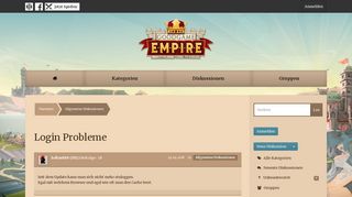 
                            1. Login Probleme — Goodgame Empire Forum