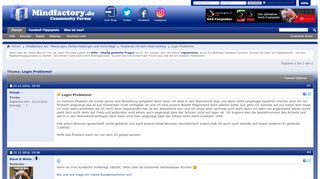 
                            13. Login Probleme!...-Post 97592 - Mindfactory Forum