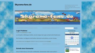 
                            8. Login Probleme | Skyrama-fans.de