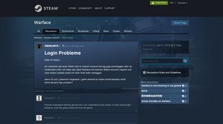 
                            3. Login Probleme :: Warface Warface eSports - Steam Community