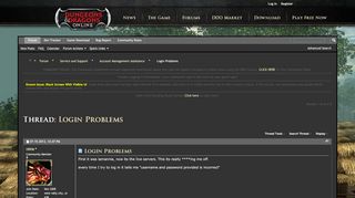 
                            2. Login Problems - Dungeons and Dragons Online