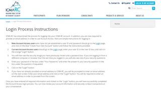 
                            4. Login Process Instructions | ICMA-RC