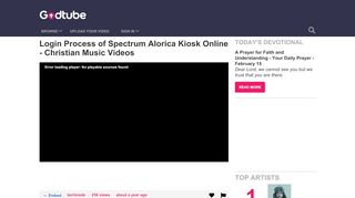 
                            3. Login Process of Spectrum Alorica Kiosk Online - Christian Music ...