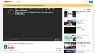 
                            5. Login Process of Spectrum Alorica Kiosk Online - YouTube