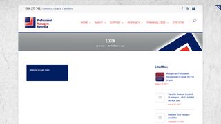 
                            6. Login - Professional Managers Australia