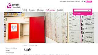 
                            5. Login - Professionals - Algemeen Stedelijk Ziekenhuis - ASZ Aalst