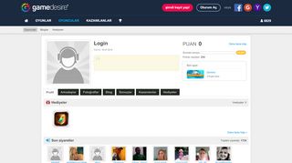 
                            3. login - Profil - GameDesire